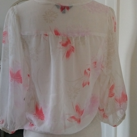 Bundle: 2 sheer tops XXI and Express - Picture 11 of 12